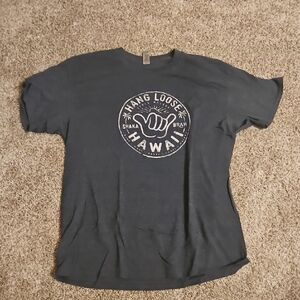 Hang Loose Hawaii Graphic T-Shirt Men Large Like New